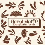 Floral Motif Font - Featured Image