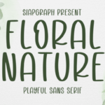 Floral Nature Font - Featured Image