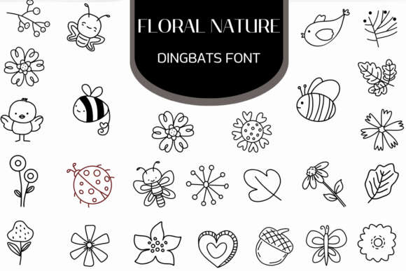 Floral Nature Font - Featured Image