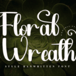 Floral Wreath Font - Featured Image