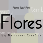 Flores Font - Featured Image