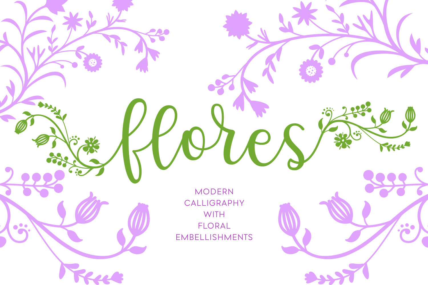 Flores Font - Featured Image