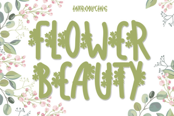 Flower Beauty Font - Featured Image