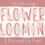 Flower Blooming Font - Featured Image