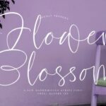 Flower Blossom Font - Featured Image