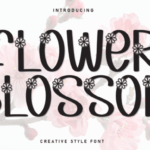Flower Blossom Font - Featured Image
