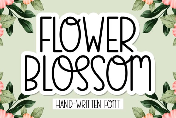 Flower Blossom Font - Featured Image