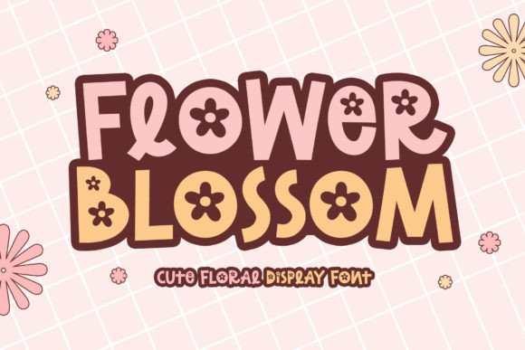 Flower Blossom Font - Featured Image