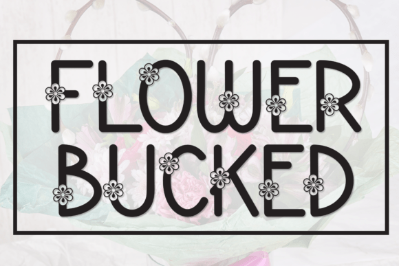 Flower Bucked Font - Featured Image