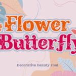 Flower Butterfly Font - Featured Image