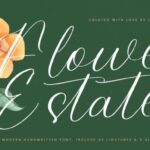 Flower Estates Font - Featured Image
