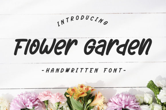 Flower Garden Font - Featured Image