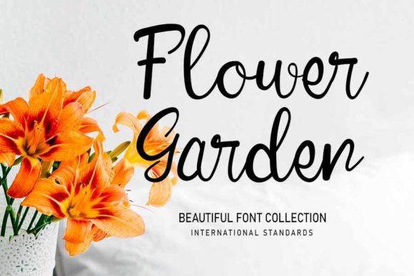 Flower Garden Font - Featured Image