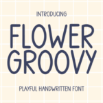 Flower Groovy Font - Featured Image
