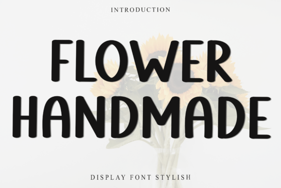 Flower Handmade Font - Featured Image