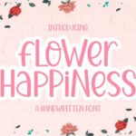 Flower Happiness Font - Featured Image