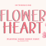 Flower Heart Font - Featured Image