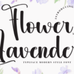 Flower Lavender Font - Featured Image