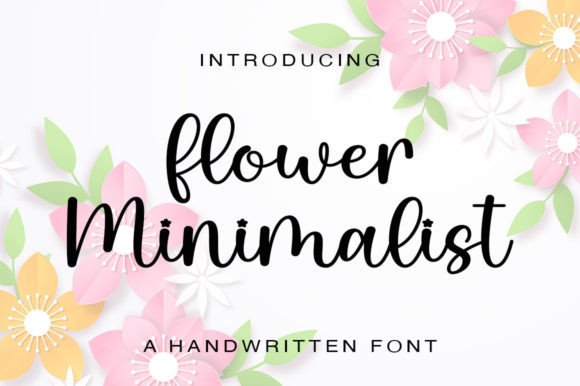 Flower Minimalist Font - Featured Image