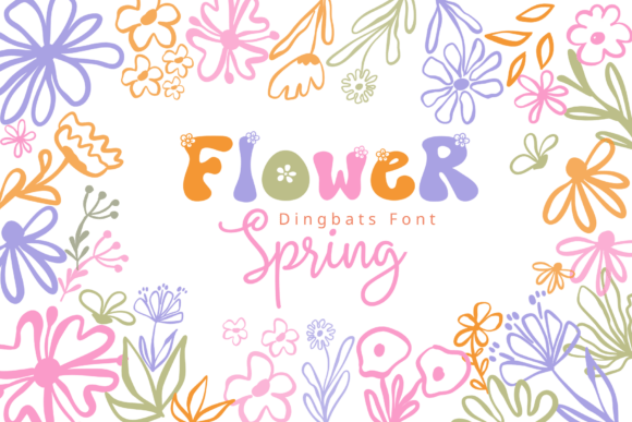 Flower Spring Font - Featured Image