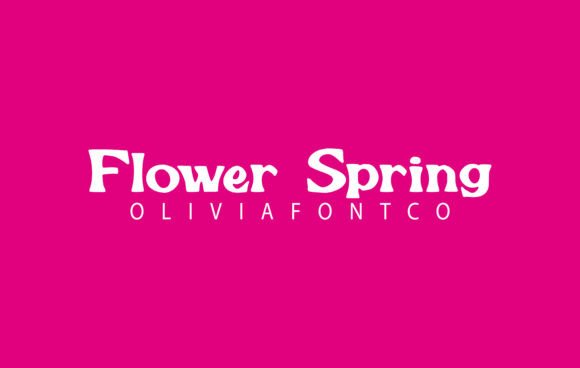 Flower Spring Font - Featured Image