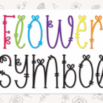 Flower Symbol Font - Featured Image