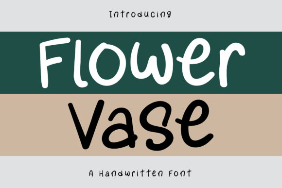 Flower Vase Font - Featured Image