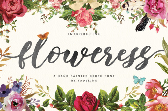 Floweress Font - Featured Image