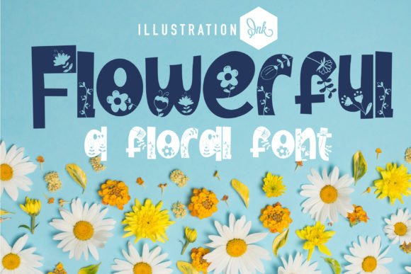 Flowerful Font - Featured Image