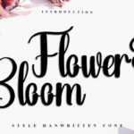 Flowers Bloom Font - Featured Image