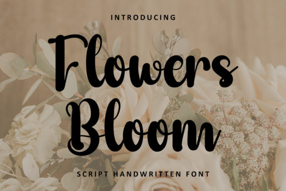 Flowers Blossom Font - Featured Image