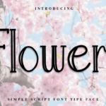 Flowers Font - Featured Image
