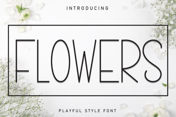 Flowers Font - Featured Image