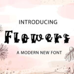Flowers Font - Featured Image
