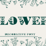 Flowers Font - Featured Image