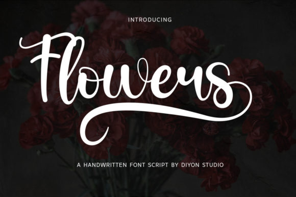 Flowers Font - Featured Image