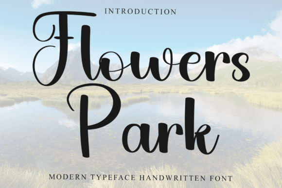 Flowers Park Font - Featured Image