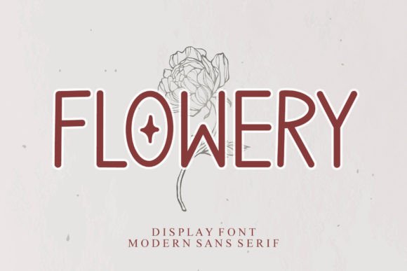 Flowery Font - Featured Image