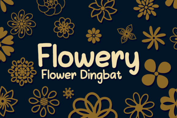 Flowery Font - Featured Image