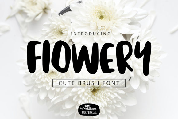 Flowery Font - Featured Image