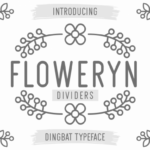 Floweryn Dividers Font - Featured Image