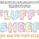 Fluffy Sheep Font - Featured Image