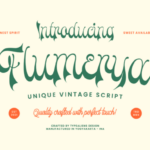 Flumerya Font - Featured Image