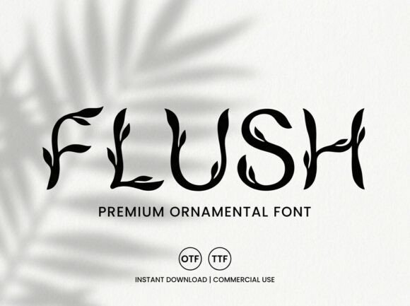 Flush Font - Featured Image