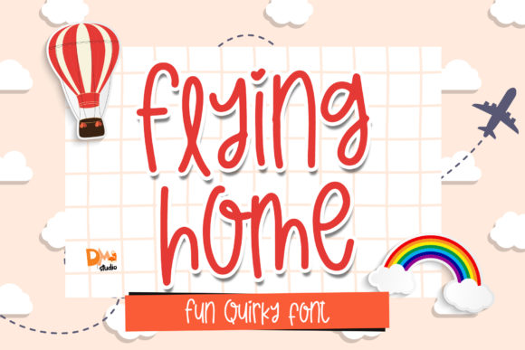 Flying Home Font - Featured Image