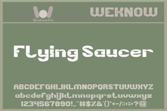 Flying Saucer Font - Featured Image