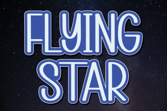Flying Star Font - Featured Image