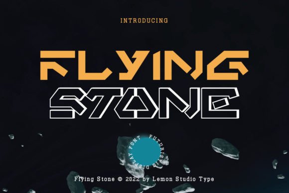 Flying Stone Font - Featured Image