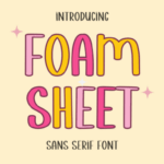 Foam Sheet Font - Featured Image