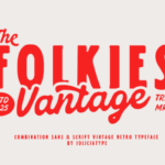 Folkies Vantage Font - Featured Image